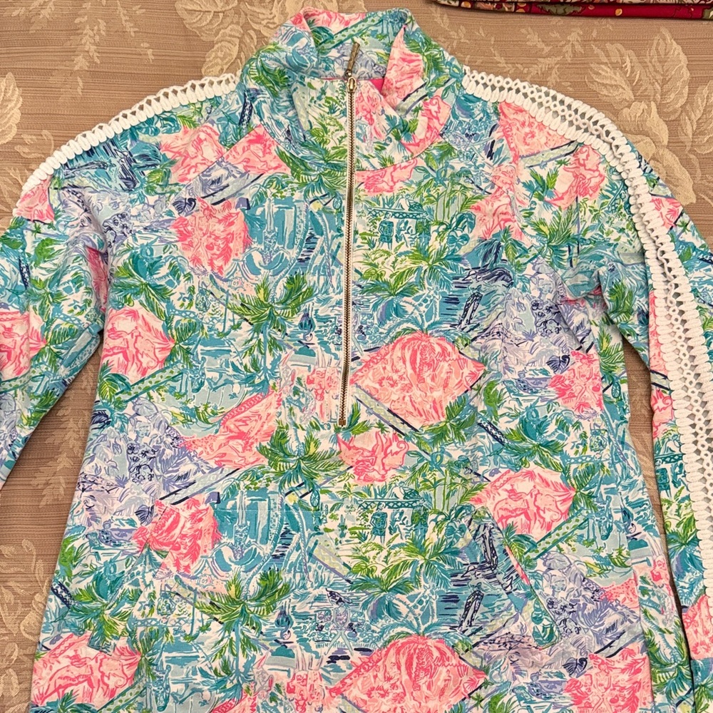 Bohemian queen half zip